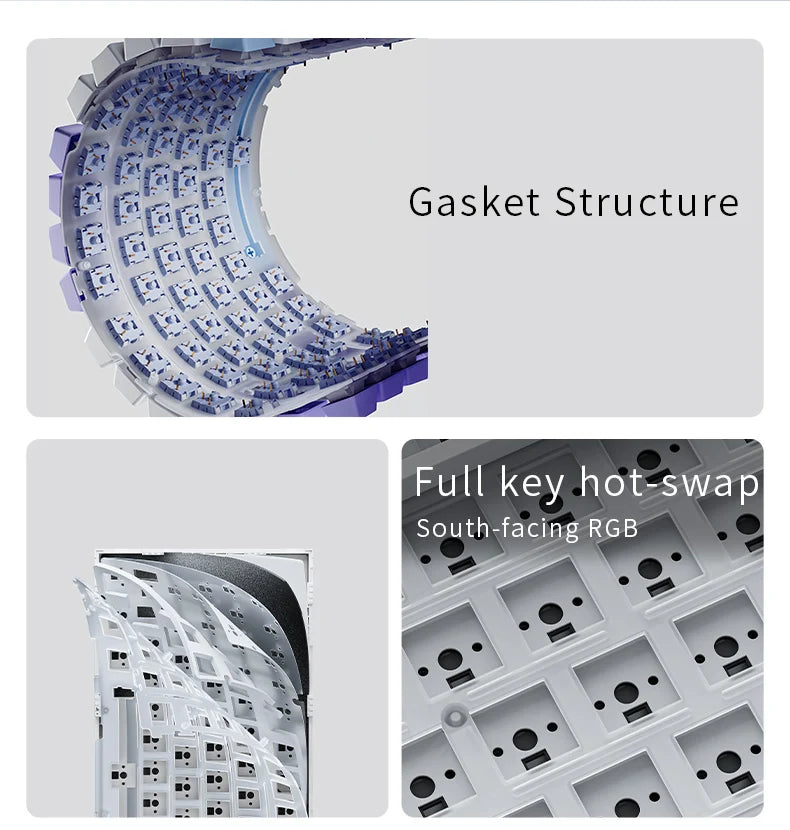 CineGo x Ajazz AK820 Pro – Wireless RGB Mechanical Keyboard