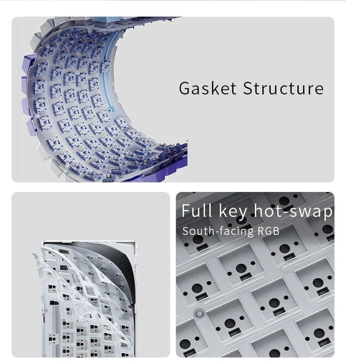 CineGo x Ajazz AK820 Pro – Wireless RGB Mechanical Keyboard