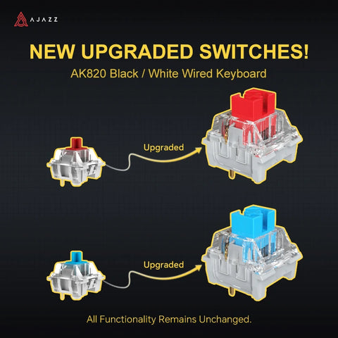 CineGo x Ajazz AK820 Pro – Wireless RGB Mechanical Keyboard