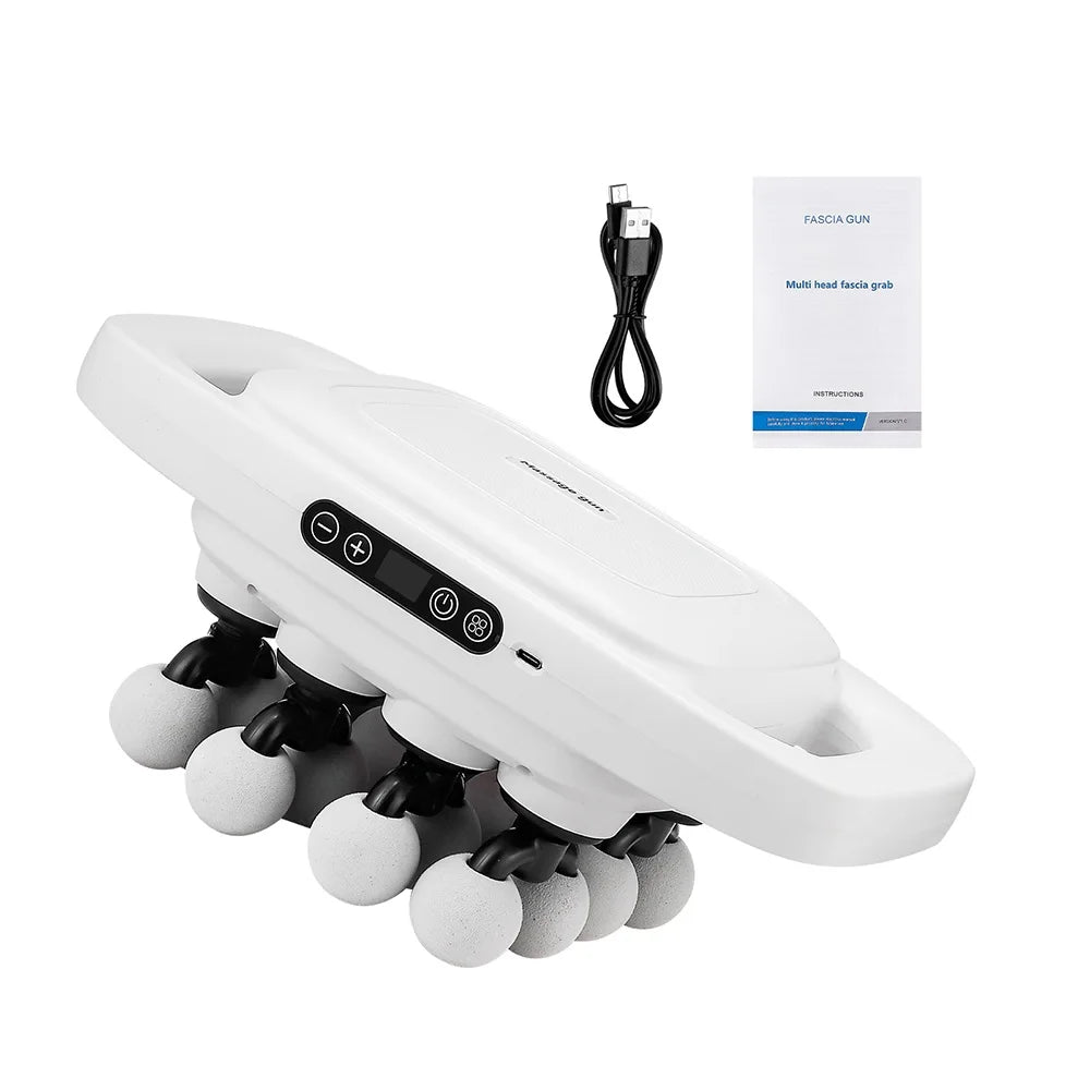 PowerPro 16-Head Deep Tissue Massage Gun – Full Body Pain Relief & Muscle Recovery