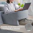 Oversized Memory Foam Support Cushion with Removable Washable Cover