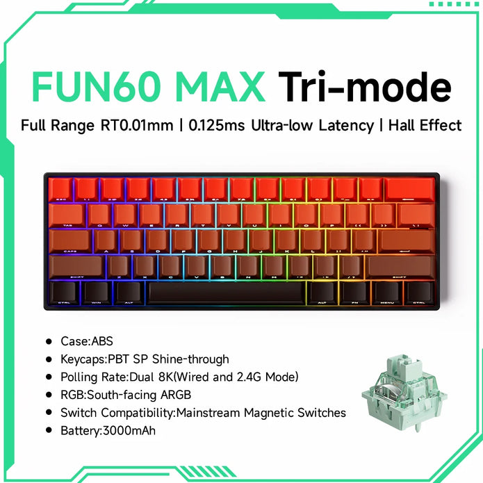 Akko MonsGeek FUN60 Mechanical Keyboard