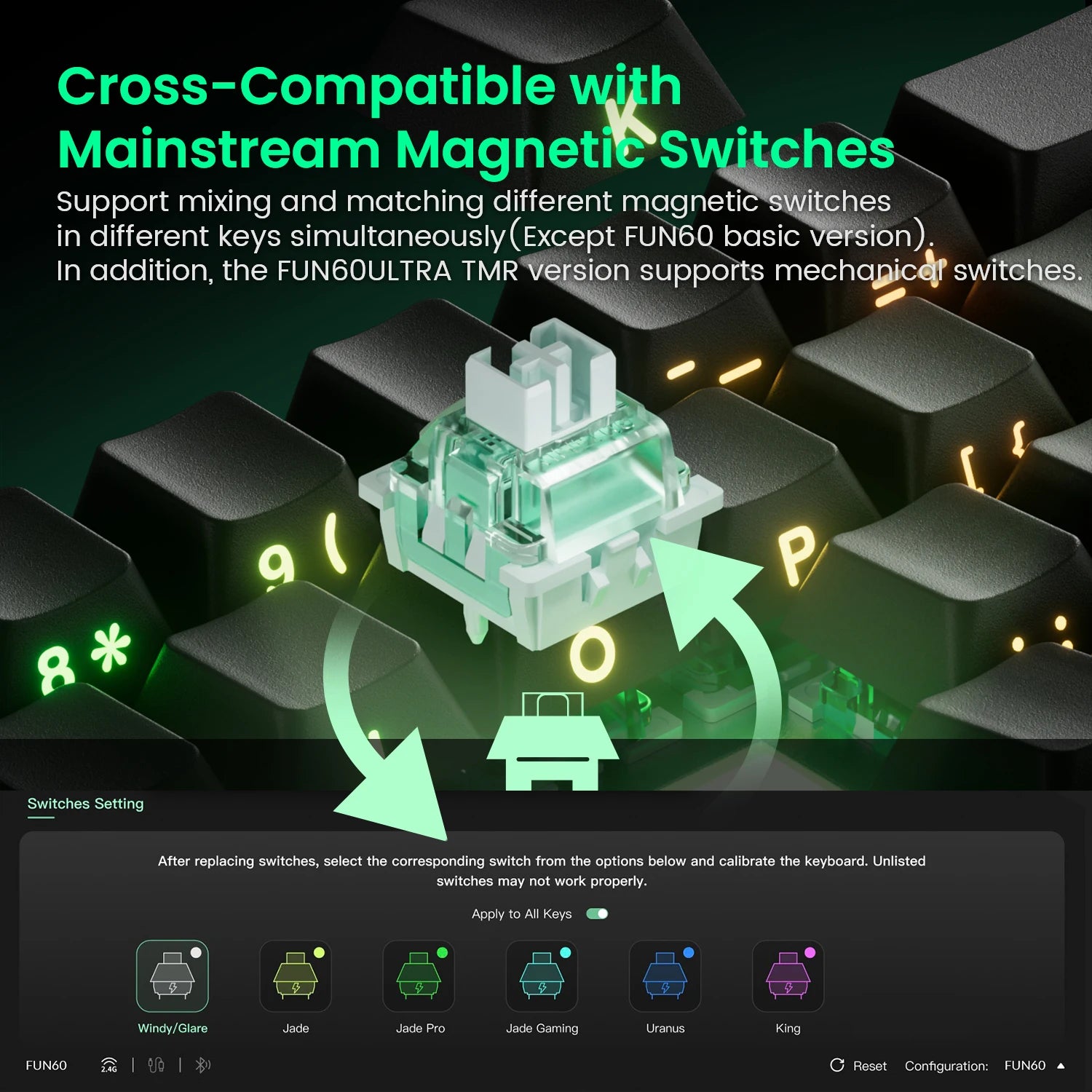 Akko MonsGeek FUN60 Mechanical Keyboard