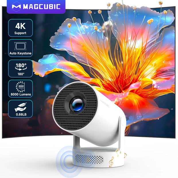 Magcubic HY300 Pro 4K Android 11 Portable Mini Projector