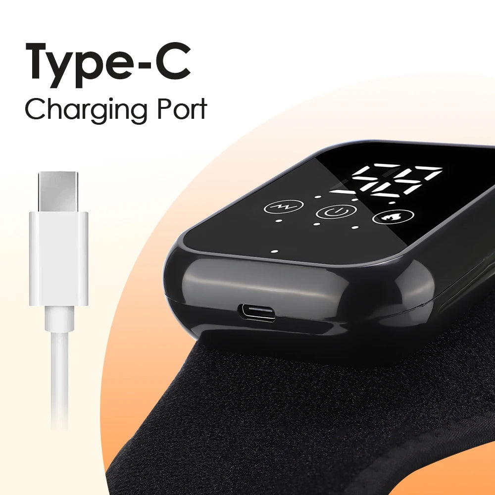 🔥 Heated Ankle Massager Wrap – Vibration & Heat Therapy for Pain Relief