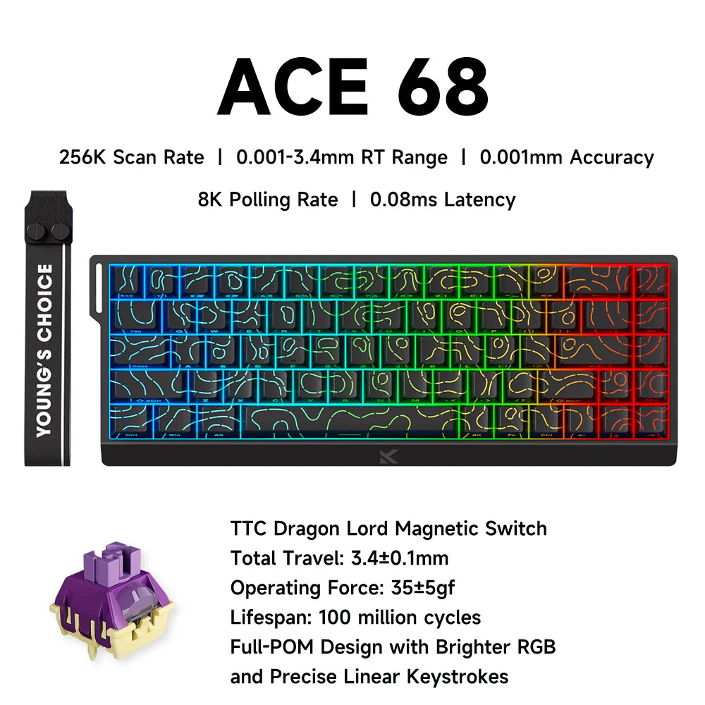 MCHOSE ACE 68 Gaming Keyboard