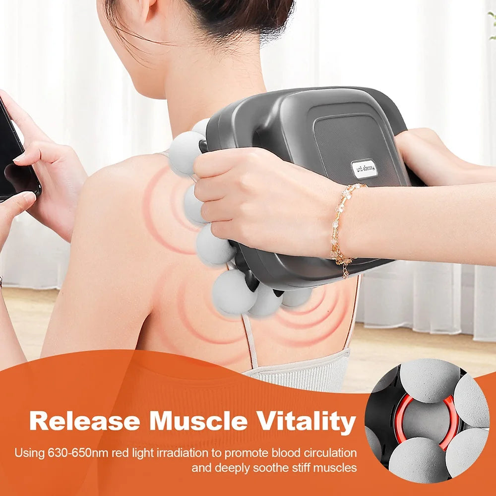 PowerPro 16-Head Deep Tissue Massage Gun – Full Body Pain Relief & Muscle Recovery