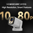 HY310 Smart Projector | 4K Clarity, Auto Focus, Big Sound