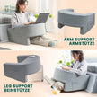 Oversized Memory Foam Support Cushion with Removable Washable Cover