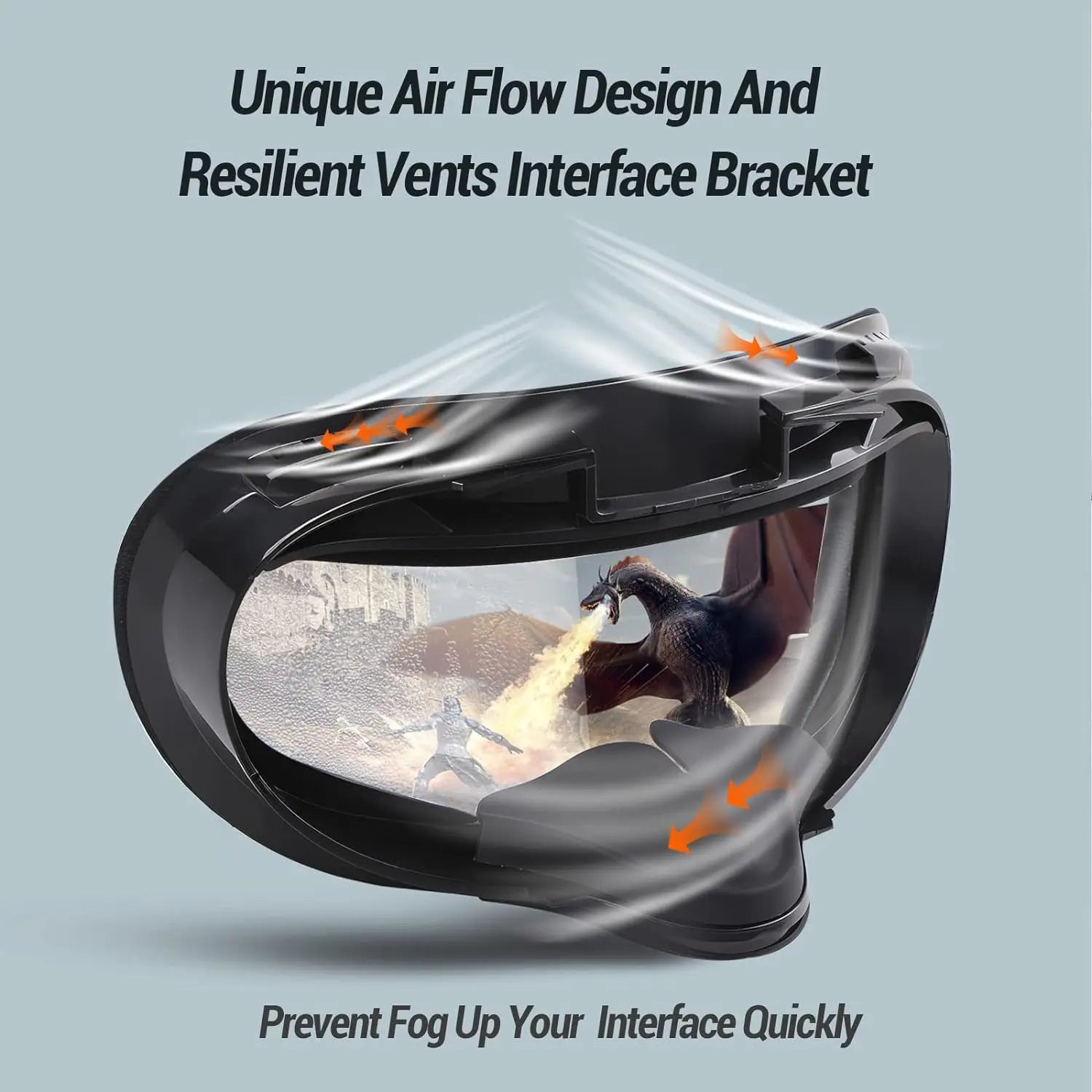 PU Leather & Foam Cushion, Sweatproof & Anti-Fog