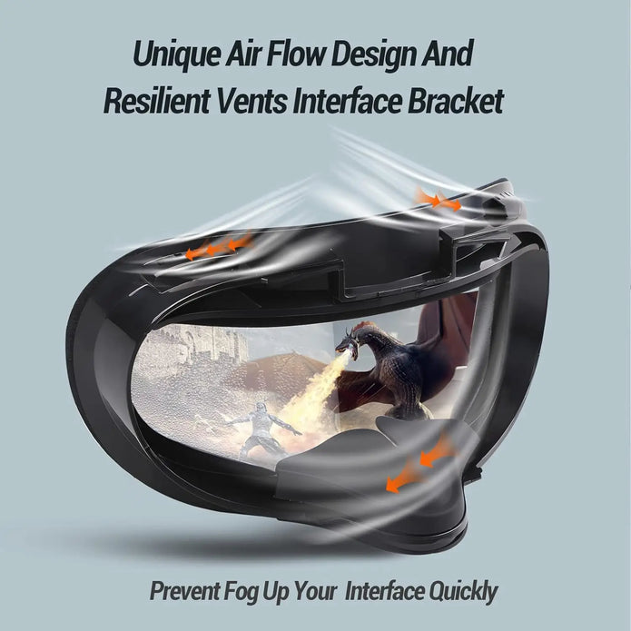 PU Leather & Foam Cushion, Sweatproof & Anti-Fog