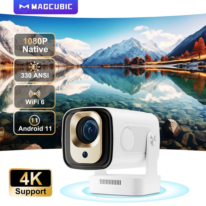 HY310 Smart Projector | 4K Clarity, Auto Focus, Big Sound