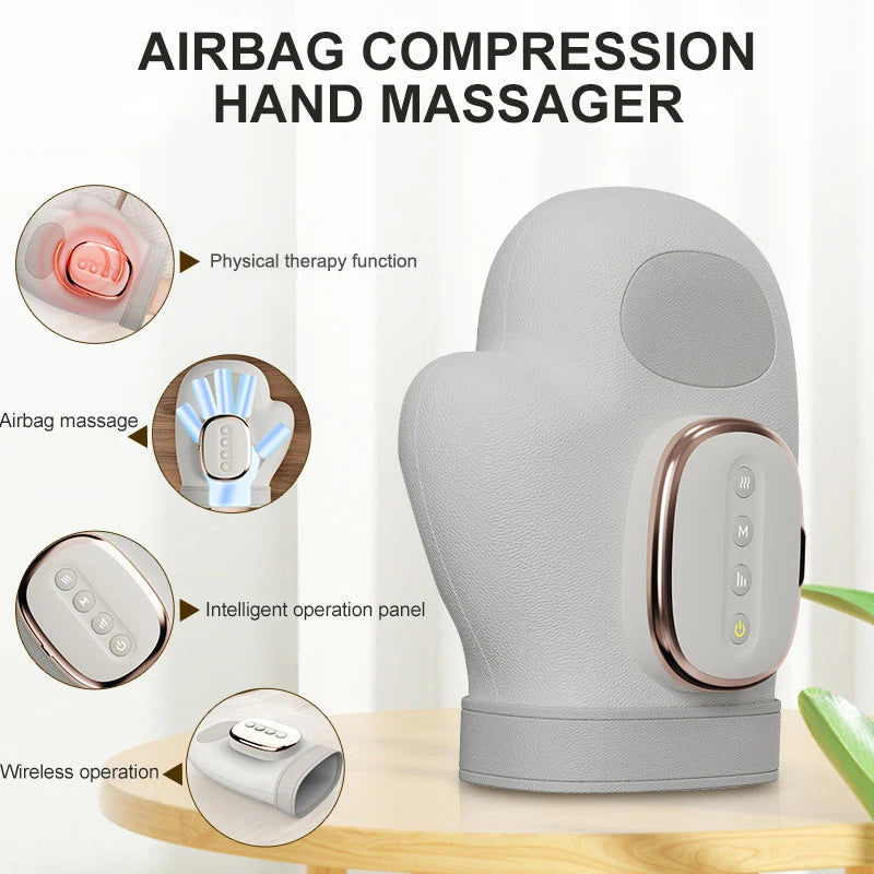 RelaxaPalm™ – Heated Air Compression Hand Massager