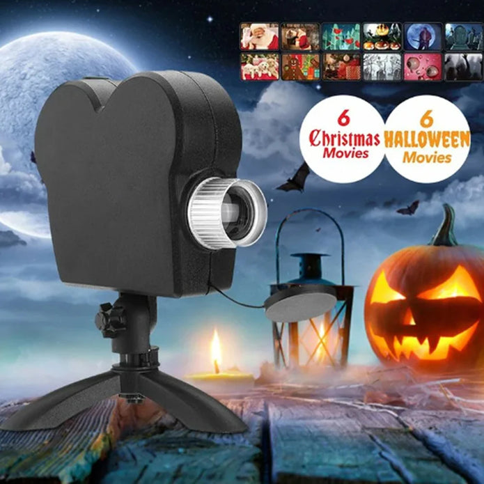 Halloween & Christmas Window Projector
