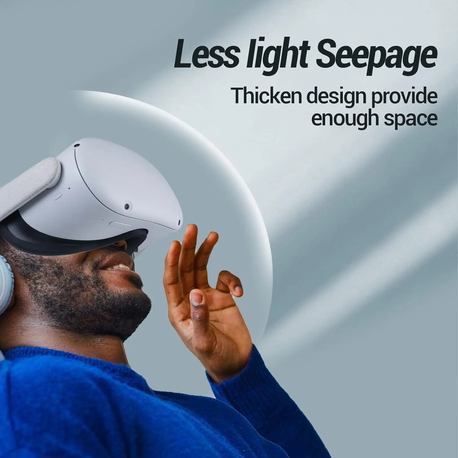 PU Leather & Foam Cushion, Sweatproof & Anti-Fog