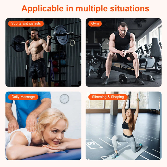 PowerPro 16-Head Deep Tissue Massage Gun – Full Body Pain Relief & Muscle Recovery