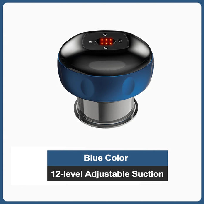 Smart Electric Heated Cupping Massager – Deep Suction Therapy for Back, Neck & Body Pain Relief