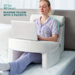 Oversized Memory Foam Support Cushion with Removable Washable Cover