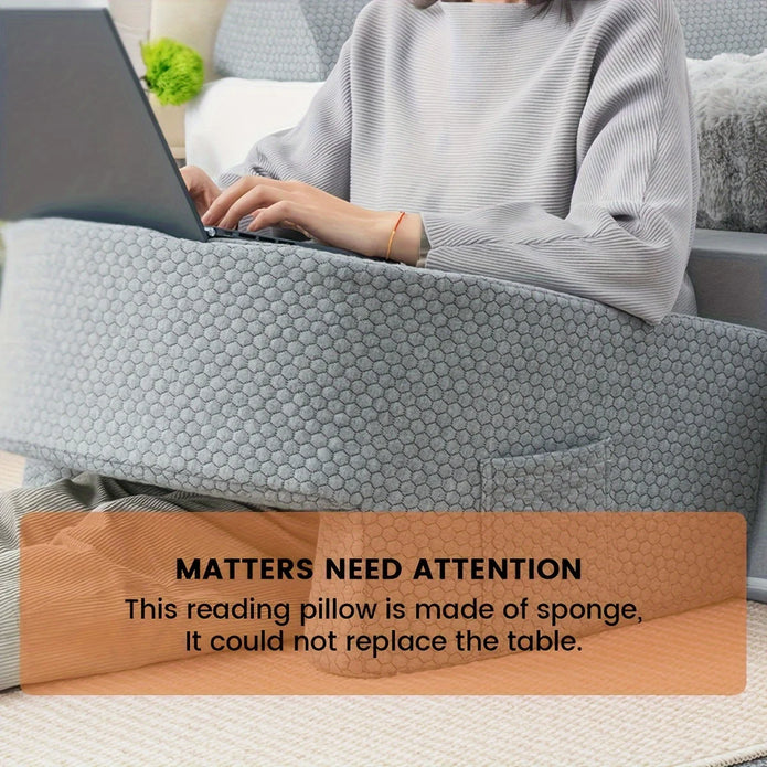 Oversized Memory Foam Support Cushion with Removable Washable Cover