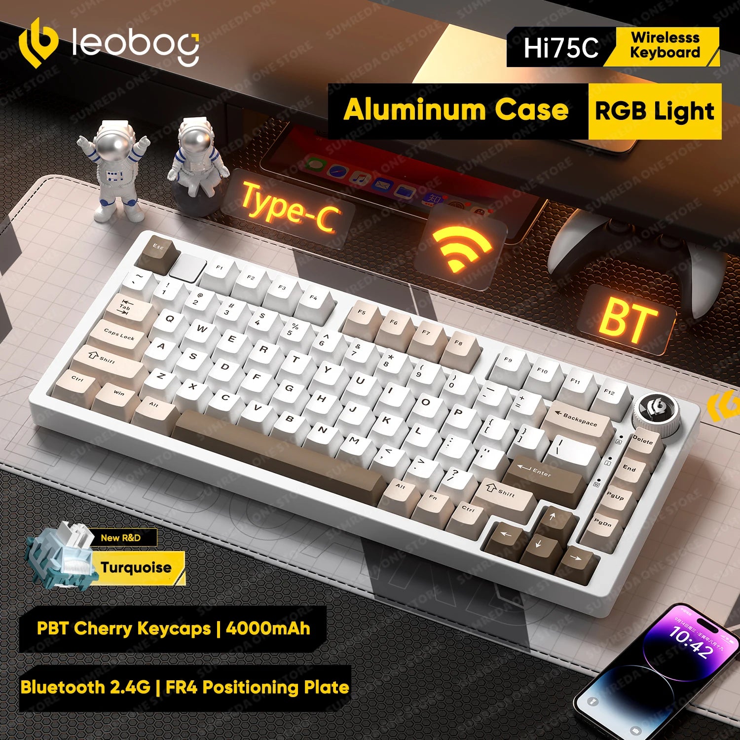 Leobog Hi75C Pro Mechanical Keyboard