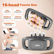 PowerPro 16-Head Deep Tissue Massage Gun – Full Body Pain Relief & Muscle Recovery