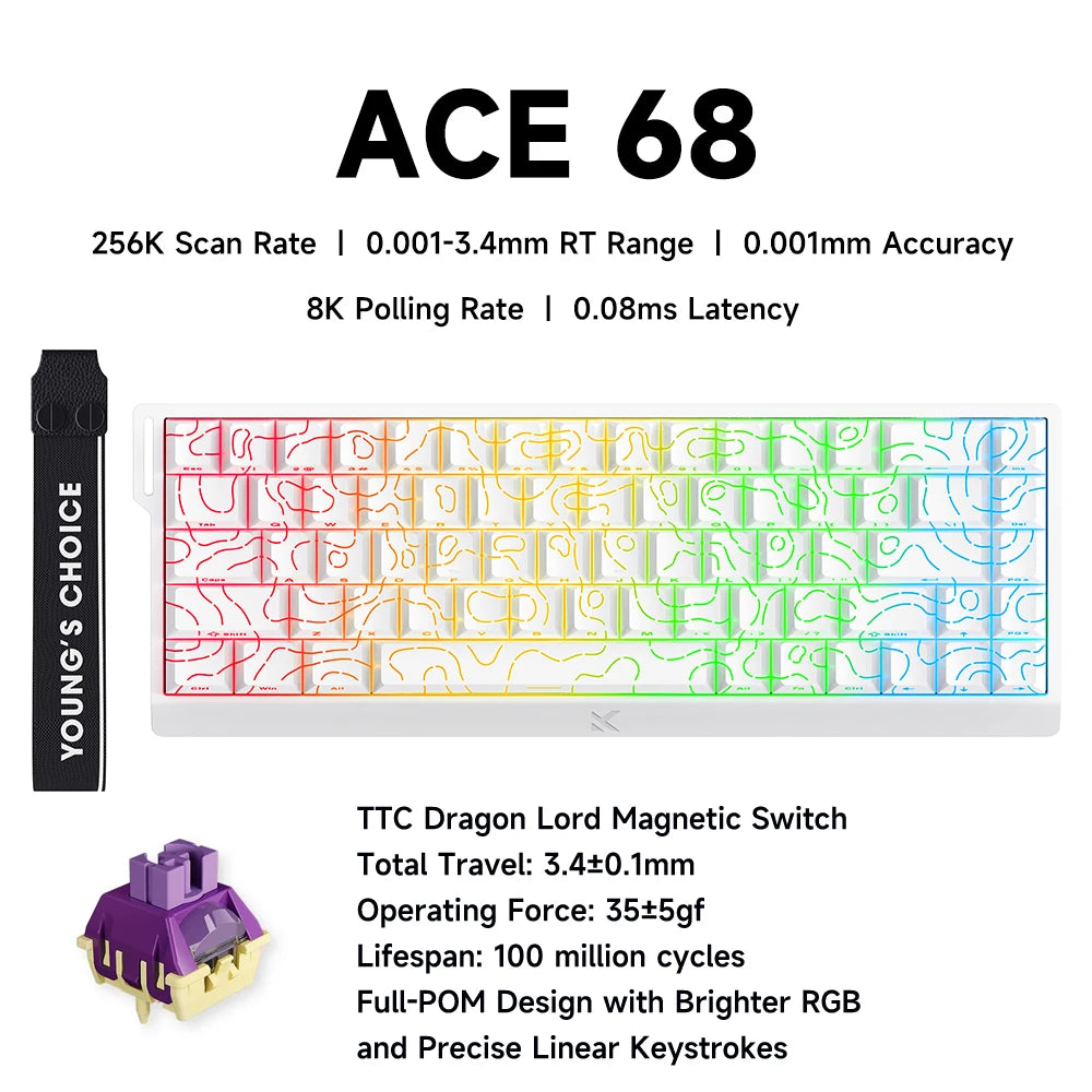 MCHOSE ACE 68 Gaming Keyboard