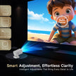 HY310 Smart Projector | 4K Clarity, Auto Focus, Big Sound