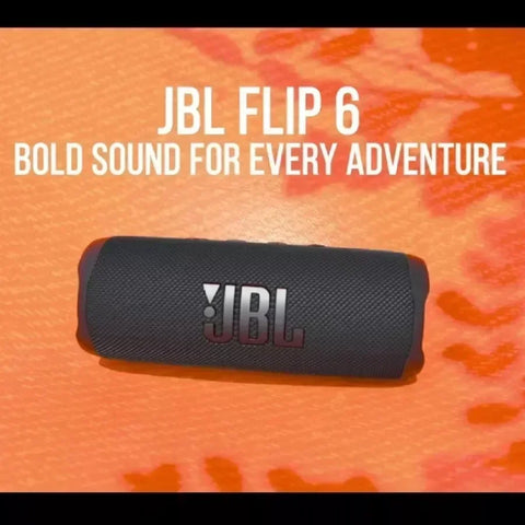 JBL Flip 6 – Portable Waterproof Bluetooth Speaker | Deep Bass & Bold Sound