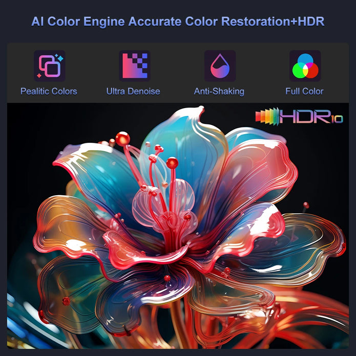 Touyinger Q12W Pro 4K 1080P Projector