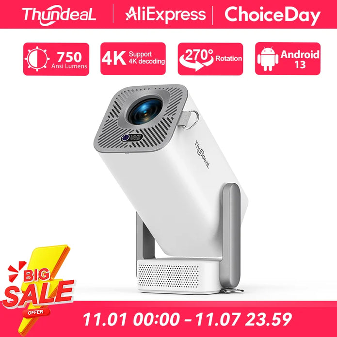 ThundeaL TD80 Pro 4K Mini Projector