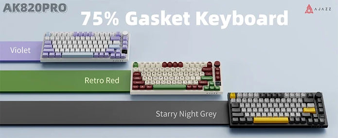 CineGo x Ajazz AK820 Pro – Wireless RGB Mechanical Keyboard