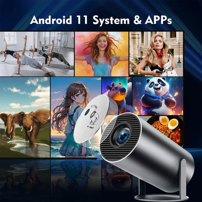 Android LED Portable Home Theater Cinema Proyector