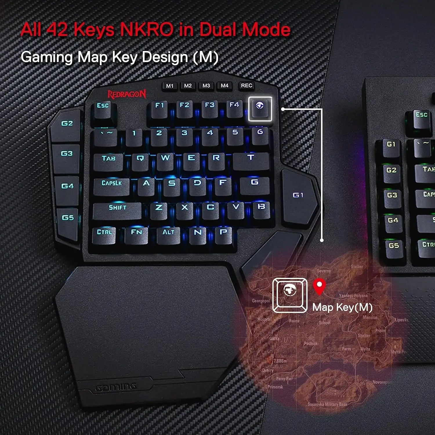 Redragon K585 Pro One-Handed Mechanical Keyboard