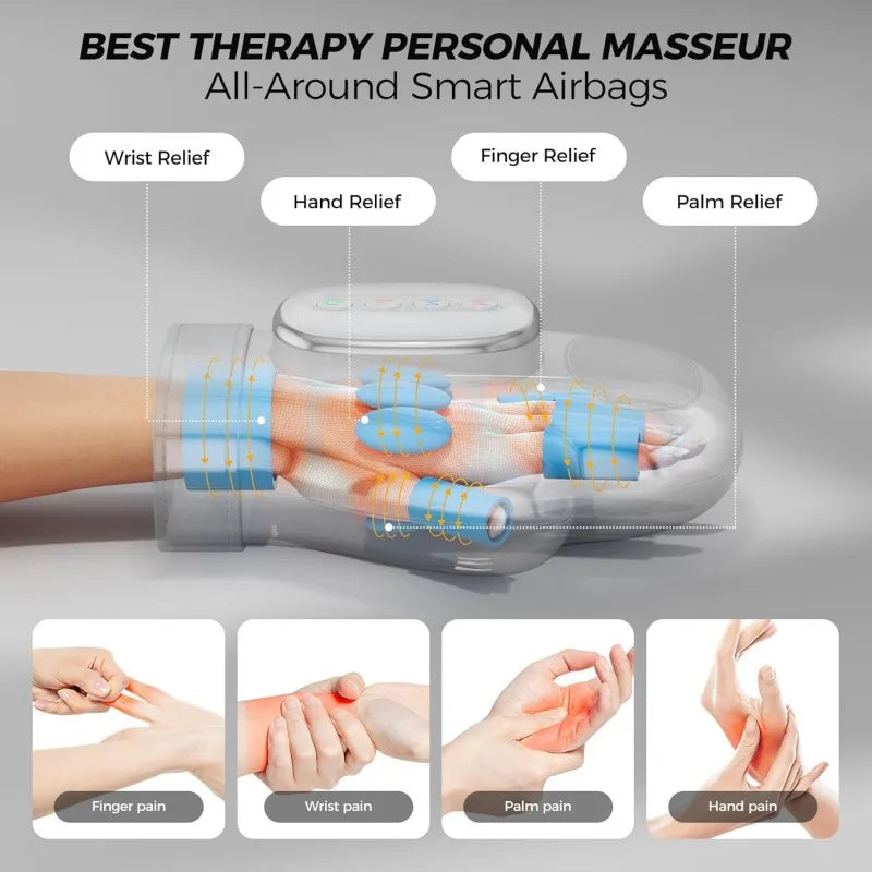Hand Massager with Heat & Compression